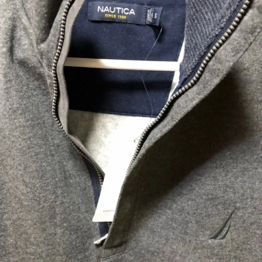 Nautica Quarter Zip Jersey Pullover - Picture 3 of 5